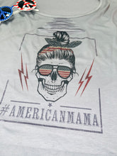 Load image into Gallery viewer, American mama distressed tank-Xlarge
