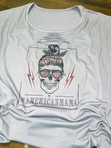 American mama distressed tank-Xlarge