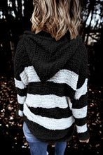 Load image into Gallery viewer, Beyond soft premium striped hooded sweater
