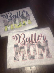 Baller mom tees unisex