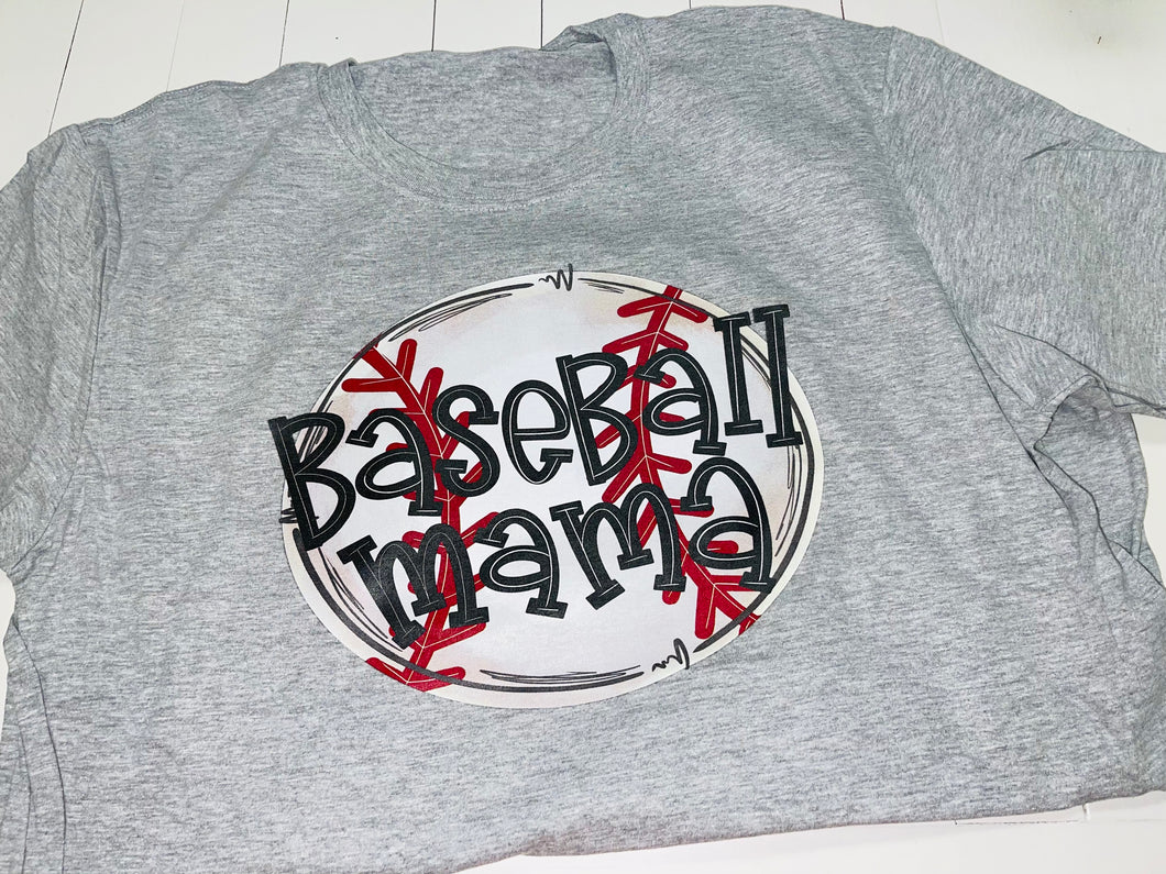 Baseball mama unisex softstyle LARGE