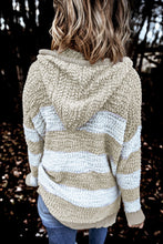 Load image into Gallery viewer, Beyond soft premium striped hooded sweater
