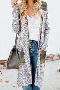 Basics with flare button cardigan