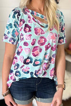 Load image into Gallery viewer, Brighter days neon leopard blouse
